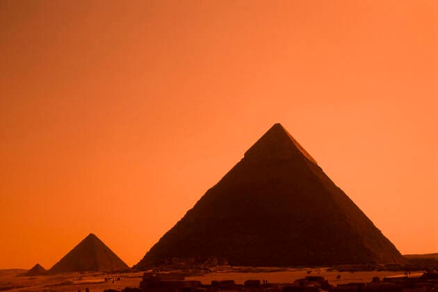 Pyramid of Cheope, Chefren and Micerino, Giza, UNESCO World Heritage Site, Cairo, Egypt, North Africa, Africa FedericoMeneghetti Reda&Co 1028_14_FME6845