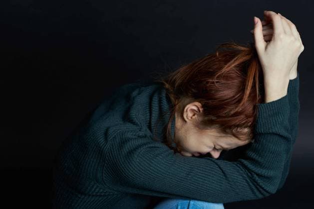 IMAGO Creative: Internationaler Frauentag, Mental Load und Care-Arbeit emotional woman depression disorder pain beating aggression emotional woman depression disorder pain beating aggression. High quality photo Copyright: xx 42112656