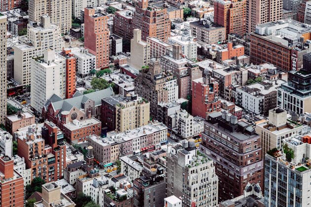 Manhattan vom Empire State Building, 22.08.2018 New York Manhattan New York City USA *** Manhattan from Empire State Building, 22 08 2018 New York Manhattan New York City USA