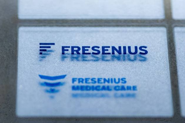 Das Logo von Fresenius, aufgenommen in Berlin, 02.02.2022. Berlin Deutschland
