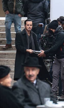 Bilder des Jahres 2022, Entertainment 02 Februar Entertainment Themen der Woche KW05 Entertainment Bilder des Tages Actor Andrew Scott during the shooting of the film Ripley in Venice  Copyright: xMatteoxChinellatox xIPAx xMatteoxChinellatox