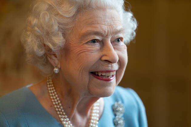 . 05 02 2022. London, United Kingdom. Queen Elizabeth II at a reception at Sandringham House in Norfolk, United Kingdom, on the eve of Accession Day, when she will mark 70 years on the throne.  xi-Imagesx xPoolx IIM-23075-0005