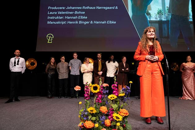 Vilde sind Super16, Producere: Johannes Rothaus Noerregaard & Laura Valentiner-Bohse, Instruktoer: Hannah Elbke, Manus: Henrik Binger & Hannah Elbke vinder for AArets kortfilm: Fiktion Animation. ROBERT-priserne bliver med Camilla Bendix som vaert uddelt i Tivoli Hotel & Congress Center loerdag den 5. februar 2022. , Copenhagen Denmark Copyright: ClausxBechx Cop102 spdk20220205-201729-L
