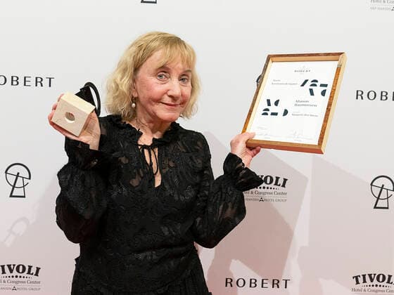 Manon Rasmussen bliver aarets kostumedesigner for Margrete den foerste. ROBERT-priserne bliver med Camilla Bendix som vaert uddelt i Tivoli Hotel & Congress Center loerdag den 5. februar 2022. , Copenhagen Denmark Copyright: ClausxBechx Cop102 spdk20220205-215124-L