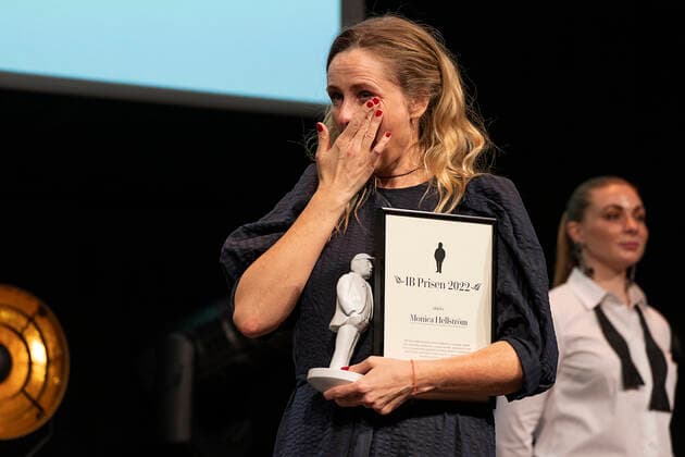IB-Prisen gaar til Monica Hellström. ROBERT-priserne bliver med Camilla Bendix som vaert uddelt i Tivoli Hotel & Congress Center loerdag den 5. februar 2022. , Copenhagen Denmark Copyright: ClausxBechx Cop102 spdk20220205-221043-L