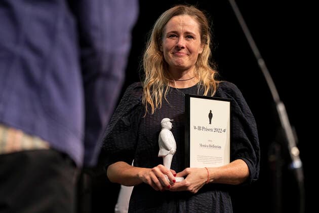 IB-Prisen gaar til Monica Hellström. ROBERT-priserne bliver med Camilla Bendix som vaert uddelt i Tivoli Hotel & Congress Center loerdag den 5. februar 2022. , Copenhagen Denmark Copyright: ClausxBechx Cop102 spdk20220205-221120-L