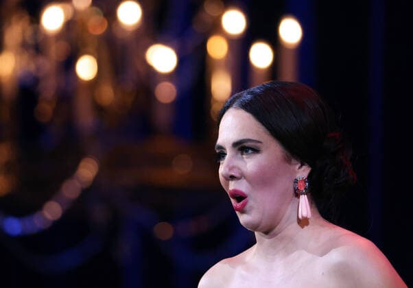 Entertainment Bilder des Tages MOSCOW, RUSSIA â€“ FEBRUARY 6, 2022: Soprano Laura Meenen of the Mariinsky Academy of Young Opera Singers performs in the final of the 25th edition of Competizione dell Opera, an annual international singing contest of Italian Opera, at the Bolshoi Theatre. Competizione dell Opera, which was founded in 1996 by German cultural manager Hans-Joachim Frey, is aimed at helping young opera singers at the start of their careers. Artyom Geodakyan TASS  TS1219F0