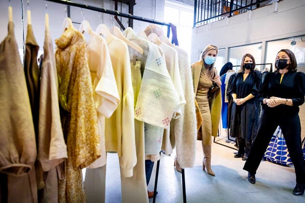 Bilder des Jahres 2022, Entertainment 02 Februar Entertainment Themen der Woche KW06 Entertainment Bilder des Tages 08-02-2022 Breda Queen Maxima, member of the Dutch Entrepreneurship Committee, visited entrepreneurs in Breda. Â  Copyright: xPPEx