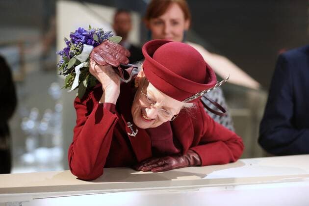 Bilder des Jahres 2022, Entertainment 02 Februar Entertainment Themen der Woche KW06 Entertainment Bilder des Tages Königin Margrethe von Dänemark eröffnet Dannebrog Ausstellung im Maritim-Museum in Elsinore 08-02-2022 Denmark Queen Margrethe attend the opening of the exhibition DANNEBROG, Royal ship for 90 years, at the M S Museum of Maritime Affairs in Elsinore. Â  Copyright: xPPEx
