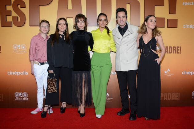 Que Despadre Film Premiere MEXICO CITY, MEXICO - FEB 9, 2022: (L-R) Renata Ybarra, Fiona Palomo, Paly Duval, Mauricio Ochmann, pose for photos during the red carpet of ˜Que Despadre™ film premiere at Cinepolis Gran Terraza Coapa. On February 9, 2022 in Mexico City, Mexico. (Photo by Jorge Gonzalez Eyepix Group) Copyright: xJorgexGonzalezx xEyepixxGroupx EYEPIX_JG_09022022_55559