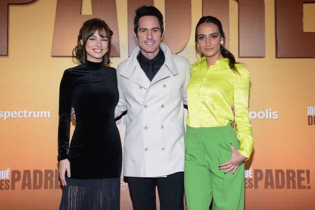 Que Despadre Film Premiere MEXICO CITY, MEXICO - FEB 9, 2022: (L-R) Fiona Palomo, Paly Duval, Mauricio Ochmann, pose for photos during the red carpet of ˜Que Despadre™ film premiere at Cinepolis Gran Terraza Coapa. On February 9, 2022 in Mexico City, Mexico. (Photo by Jorge Gonzalez Eyepix Group) Copyright: xJorgexGonzalezx xEyepixxGroupx EYEPIX_JG_09022022_55561
