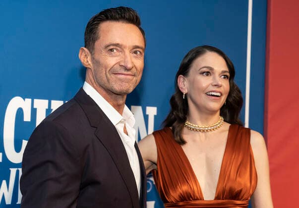 NY: Opening night for musical The Music Man Hugh Jackman and Sutton Foster attend the opening night of The Music Man on Broadway at Winter Garden Theatre New York New York United States Copyright: LevxRadin