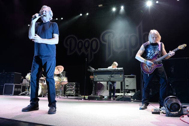 HOLLYWOOD, FL - FEBRUARY 10: Deep Purple performs during opening night of their US Tour at the Seminole Hard Rock Hotel & Casino on February 10, 2022 in Hollywood, Florida. Copyright: xmpi04x