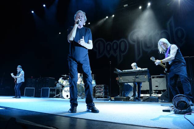 HOLLYWOOD, FL - FEBRUARY 10: Deep Purple performs during opening night of their US Tour at the Seminole Hard Rock Hotel & Casino on February 10, 2022 in Hollywood, Florida. Copyright: xmpi04x