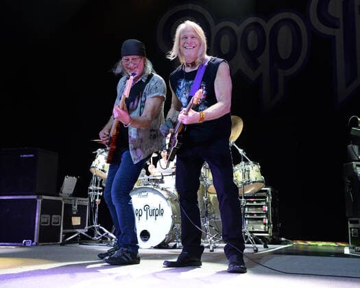 HOLLYWOOD, FL - FEBRUARY 10: Deep Purple performs during opening night of their US Tour at the Seminole Hard Rock Hotel & Casino on February 10, 2022 in Hollywood, Florida. Copyright: xmpi04x