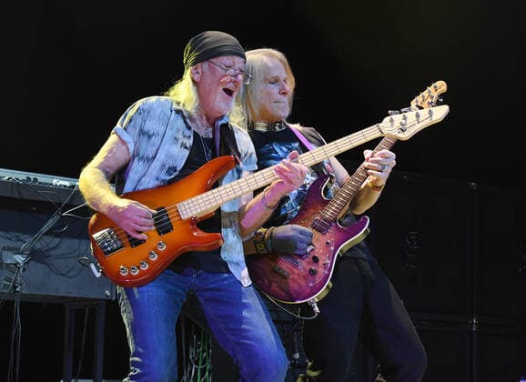 HOLLYWOOD, FL - FEBRUARY 10: Deep Purple performs during opening night of their US Tour at the Seminole Hard Rock Hotel & Casino on February 10, 2022 in Hollywood, Florida. Copyright: xmpi04x
