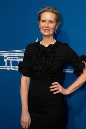 February 11, 2022, New York, NY, USA: CYNTHIA NIXON attends the opening night of Ã¢â‚¬oeThe Music ManÃ¢â‚¬Â on Broadway at The Winter Garden Theater,.New York City.February 10, 2022. New York USA - ZUMAms4_ 20220211_zaf_ms4_035 Copyright: xSoniaxMoskowitzxGordonx