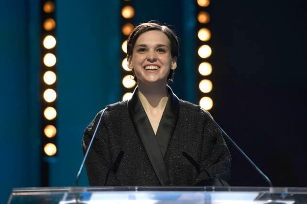 Sara Serraiocco bei der Verleihung der European Shooting Stars Awards 2022 auf der Berlinale 2022 72. Internationale Filmfestspiele Berlin im Berlinale Palast. Berlin, 14.02.2022