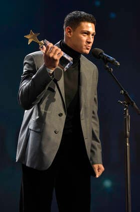 Emilio Sakraya (Deutschland) bei der Verleihung der European Shooting Stars Awards 2022 auf der Berlinale 2022 72. Internationale Filmfestspiele Berlin im Berlinale Palast. Berlin, 14.02.2022