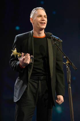 Timon Sturbej (Slowenien) bei der Verleihung der European Shooting Stars Awards 2022 auf der Berlinale 2022 72. Internationale Filmfestspiele Berlin im Berlinale Palast. Berlin, 14.02.2022