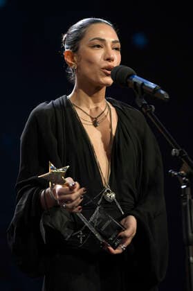 Evin Ahmad (Schweden) bei der Verleihung der European Shooting Stars Awards 2022 auf der Berlinale 2022 72. Internationale Filmfestspiele Berlin im Berlinale Palast. Berlin, 14.02.2022
