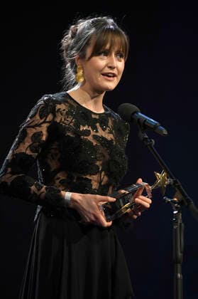 Clare Dunne (Irland) bei der Verleihung der European Shooting Stars Awards 2022 auf der Berlinale 2022 72. Internationale Filmfestspiele Berlin im Berlinale Palast. Berlin, 14.02.2022