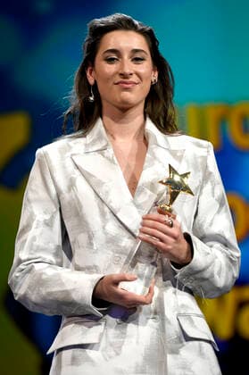 Gracija Filipovic (Kroatien) bei der Verleihung der European Shooting Stars Awards 2022 auf der Berlinale 2022 72. Internationale Filmfestspiele Berlin im Berlinale Palast. Berlin, 14.02.2022