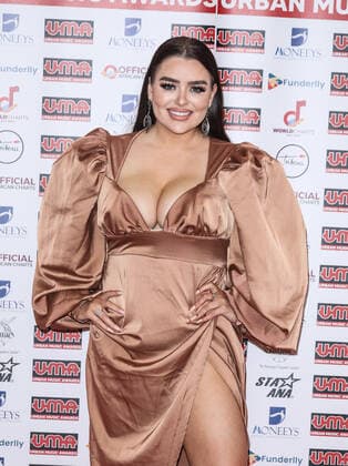 February 14, 2022, London, United Kingdom: Amy Christophers attends the Urban Music Awards 2022 at Porchester Hall in London. London United Kingdom - ZUMAs197 20220214_zaa_s197_417 Copyright: xBrettxCovex