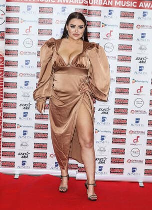 February 14, 2022, London, United Kingdom: Amy Christophers attends the Urban Music Awards 2022 at Porchester Hall in London. London United Kingdom - ZUMAs197 20220214_zaa_s197_420 Copyright: xBrettxCovex