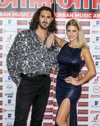February 14, 2022, London, United Kingdom: Graziano Di Prima and Giada Lini attend the Urban Music Awards 2022 at Porchester Hall in London. London United Kingdom - ZUMAs197 20220214_zaa_s197_435 Copyright: xBrettxCovex