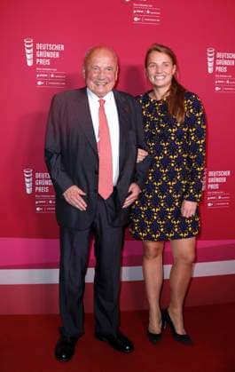 Friedrich von Metzler mit Tochter Elena Deutscher Gruenderpreis 2018 am 11. September 2018 im ZDF Hauptstadtstudio in Berlin *** Friedrich from Metzler with Subsidiary Elena German founder price 2018 on 11 September 2018 at ZDF Hauptstadtstudio in Berlin Copyright: xVISTAPRESSx xLanaxYassi