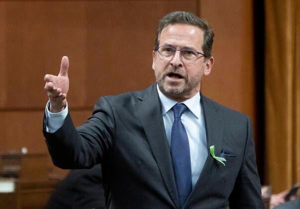 February 15, 2022, Ottawa, ON, Canada: Bloc leader Yves-Franvßois Blanchet rises during Question Period, Tuesday, February 15, 2022 in Ottawa. Ottawa Canada  - ZUMAc35_ 20220215_zaf_c35_165 Copyright: xAdrianxWyldx