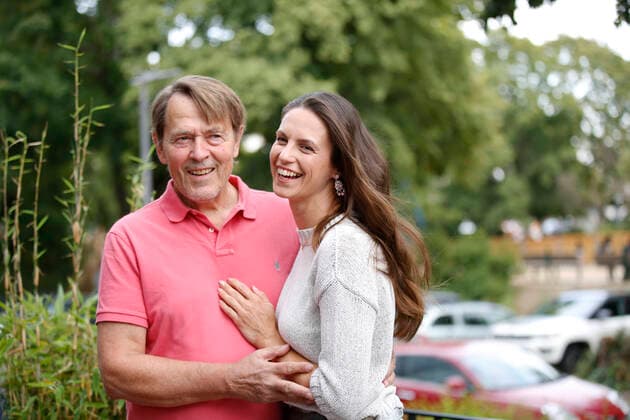 Katrin Wrobel mit Ehemann Klaus Fricke LET™S CELEBRATE VIP Terrassen Opening Party im neuen AC Hotel Berlin Humboldthain am 18. Juli 2019 in Berlin *** Katrin Wrobel with Husband Klaus Fricke let™s Celebrate VIP Terraces Opening Party at New AC Hotel Berlin Humboldthain on 18 July 2019 in Berlin Copyright: xVISTAPRESSx xLanaxYassi