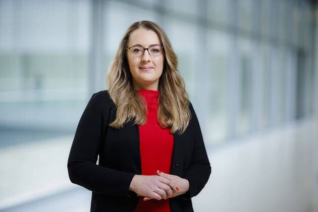 Katharina Droege, Buendnis 90 Die Gruenen Fraktionsvorsitzende, posiert fuer ein Foto. Berlin, 16.02.2022 Berlin Deutschland