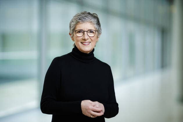 Britta Hasselmann, Buendnis 90 Die Gruenen Fraktionsvorsitzende, posiert fuer ein Foto. Berlin, 16.02.2022 Berlin Deutschland