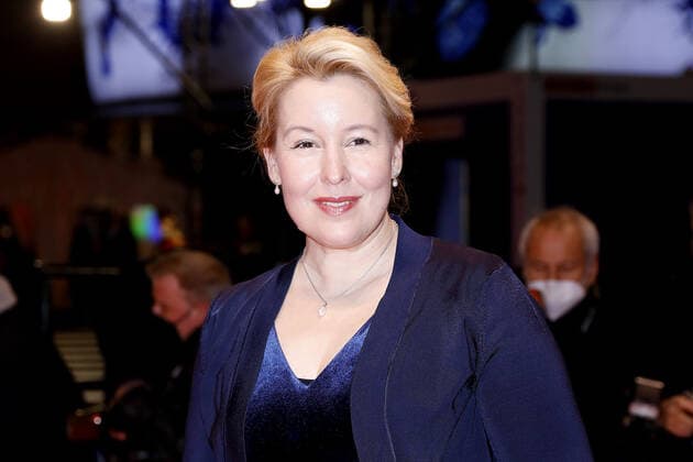 Entertainment Bilder des Tages Franziska Giffey bei der Ankunft zur Abschluss Feier am Berlinale Palast vom International Film Festival Berlinale am 16.02.2022 in Berlin Berlinale 2022- Abschluss Feier Closing Ceremony