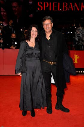 Bettina Jarasch mit Ehemann Oliver Jarasch Abschluss Feier Berlinale 2022 Berlinale Palast International Film Festival Berlinale 2022 Berlin 16.02.2022