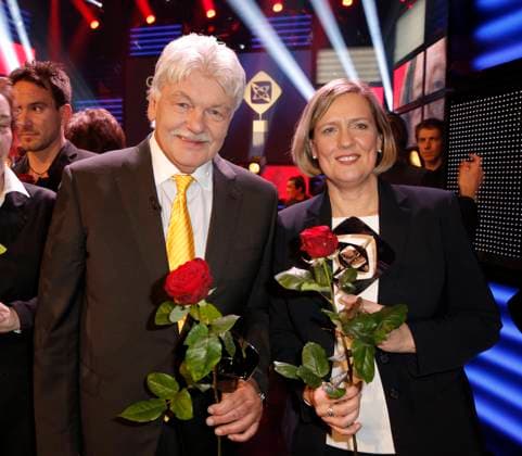 Preisträger Besondere Ehrung: Dietmar Essenberg Ina Ruck Verleihung des 51. Grimme-Preis 2015 am 27. März 2015 im Theater der Stadt Marl *** Award Winner special Honour Dietmar Eating mountain Ina Ruck award Ceremony of 51 Grimme Price 2015 on 27 March 2015 at Theatre the City Marl Copyright: x