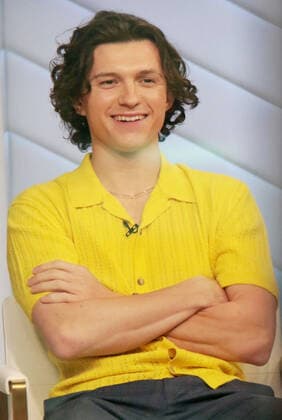 NEW YORK, NY- FEBRUARY 17: Tom Holland on the set of Good Morning America in New York City on February 17, 2022. Copyright: xRWx