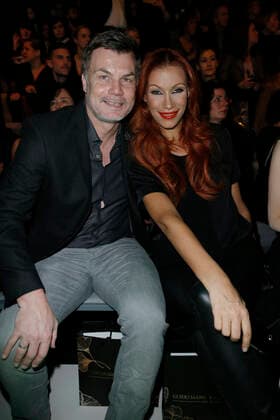 Yasmina Filali mit Ehemann Thomas Helmer Guido Maria Kretschmer Show im Rahmen der Mercedes Benz Fashion Week Berlin Autumn Winter 2016 am 20. Januar 2016 *** Yasmina Filali with Husband Thomas Helmer Guido Maria Kretschmer Show at Frame the Mercedes Benz Fashion Week Berlin Autumn Winter 2016 on 20 January 2016 Copyright: x