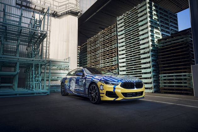 BMW have teamed up with artist Jeff Koons to create an exclusive version of their M850i xDrive Gran CoupÃ . Only 99 of the 8 X JEFF KOONS, the most elaborately designed vehicle in all of BMW s history will be made. The car is being presented to a global audience for the first time on the occasion of Frieze Los Angeles, which runs from 17-20 February. Its striking pop art inspired design combines eleven different exterior colors ranging from blue to silver as well as from yellow to black. In a statement, Koons said: My edition of the BMW 8 Series is my dream car! It is very special to me and I?ve wanted to create a special edition BMW for a long time. It is sporty and flashy as well as minimalist and conceptual. I can?t wait to driv Copyright: xEnesxKucevicxPhotographyx 51182836 EDITORIAL USE ONLY. NOT FOR USE BY NEWSPAPERS BASED IN THE UK.