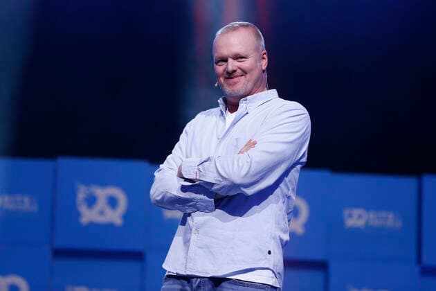 Stefan Raab bei Bits and Pretzels am 24. September 2017 im International Congress Center München Copyright: xVISTAPRESSx xYannikxBikker