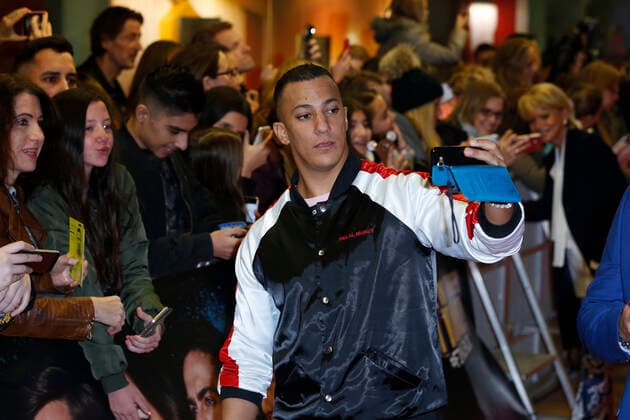 Farid Bang Weltpremiere von FACK JU GOEHTE 3 am 22. Oktober 2017 im Mathaeser Kino in München *** Farid Bang World premiere from Fack JU Goehte 3 on 22 October 2017 at Mathaeser Cinema in Munich Copyright: xVISTAPRESSx xxYannikxBikker