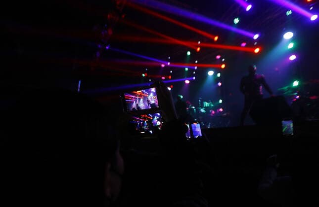 February 19, 2022, Valencia, Carabobo, Venezuela: February 19, 2022. Miguel Ignacio Mendoza Donatti, better known as Nacho . Venezuelan singer, during a concert in the Hotel Hesperia, from Valencia, Carabobo state. Photo: Valencia Venezuela - ZUMAhe3_ 20220219_zbp_he3_002 Copyright: xJuanxCarlosxHernandezx