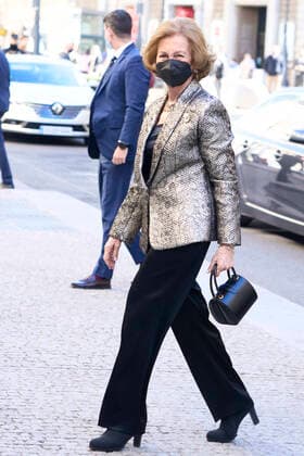 22-02-2022 Madrid Queen Sofia at the Ibero-American patronage awards of the Callia foundation in Madrid. No Spain Â  Copyright: xPPEx