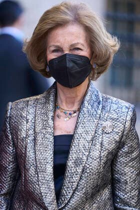 22-02-2022 Madrid Queen Sofia at the Ibero-American patronage awards of the Callia foundation in Madrid. No Spain Â  Copyright: xPPEx