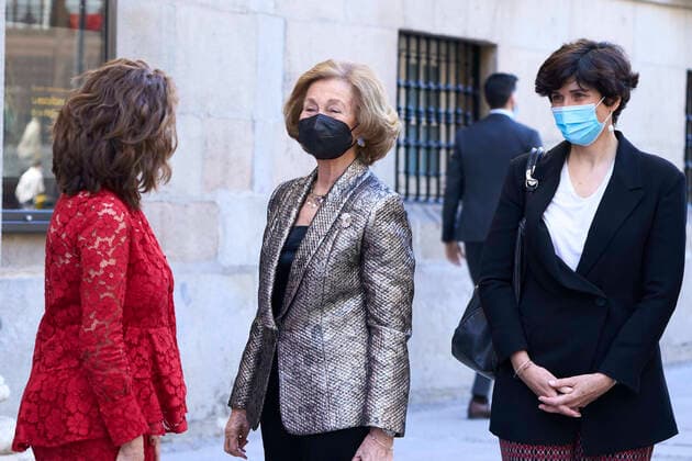 22-02-2022 Madrid Queen Sofia at the Ibero-American patronage awards of the Callia foundation in Madrid. No Spain Â  Copyright: xPPEx