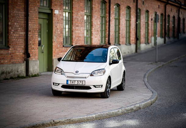 A parked car, Skoda Citigo-e IV SÖDERTÄLJE SWEDEN x10050x *** A parked car, Skoda Citigo e IV SÖDERTÄLJE SWEDEN x10050x,  Copyright: xPontusxLundahl TTx SKODA CITIGO-E