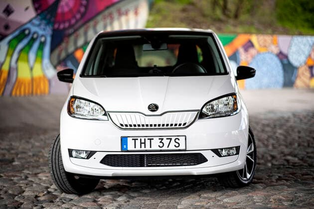 A parked car, Skoda Citigo-e IV SÖDERTÄLJE SWEDEN x10050x *** A parked car, Skoda Citigo e IV SÖDERTÄLJE SWEDEN x10050x,  Copyright: xPontusxLundahl TTx SKODA CITIGO-E