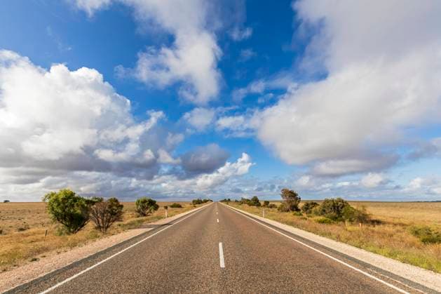 Australia, South Australia, Clouds over Princes Highway B1, FOF12757